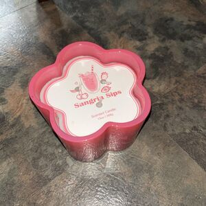 Daisy Daze Sangria Sips Scented Candle Pink Hostess Gift Decorative Candle